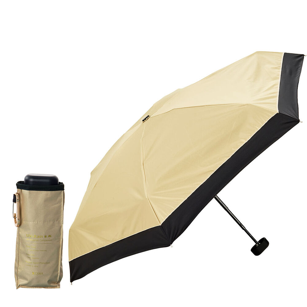 BACKYARD FAMILY「日傘 折りたたみ 通販 KIZAWA キザワ 折りたたみ傘 折りたたみ日傘 折り畳み傘 傘 かさ」|傘|ベージュ2