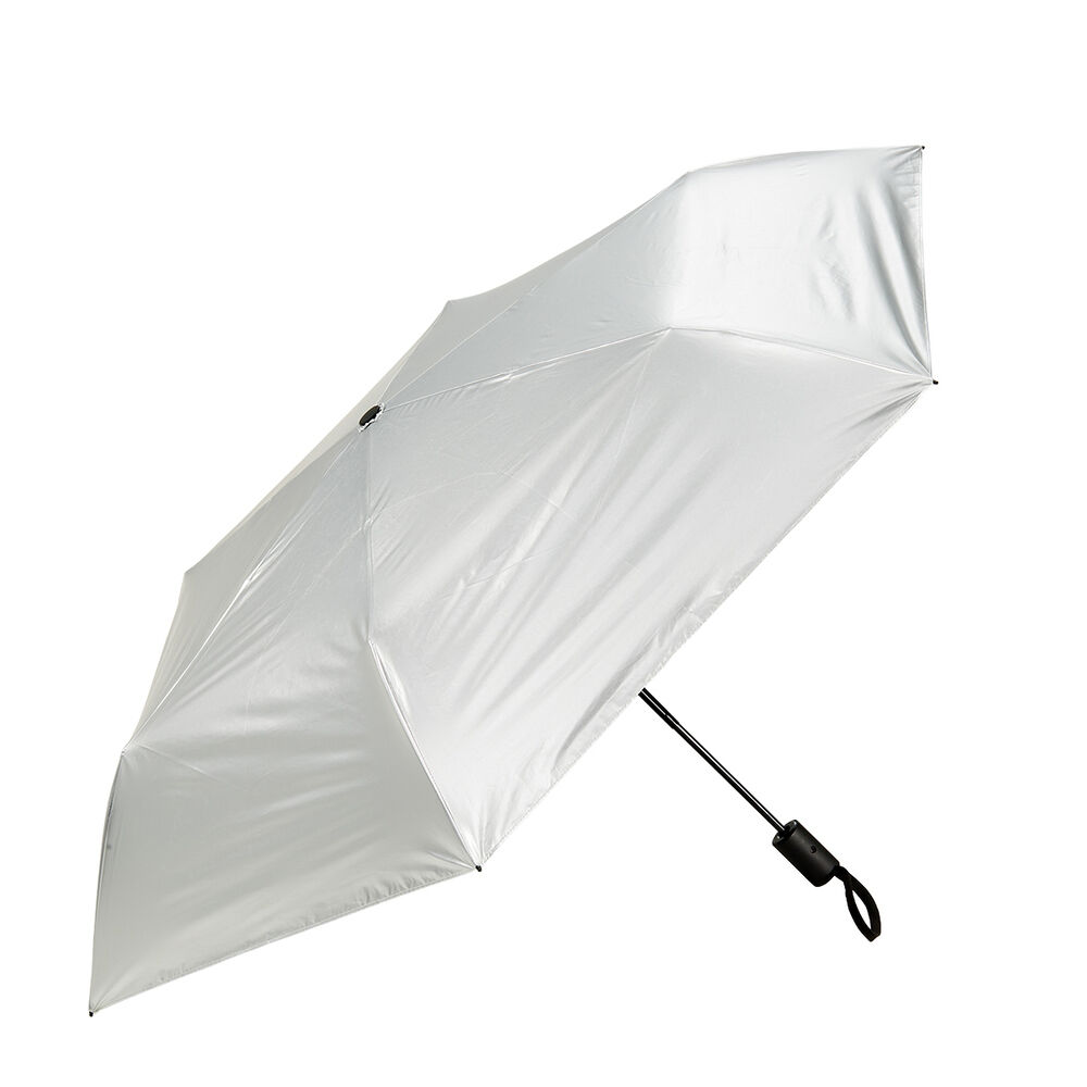 BACKYARD FAMILY「KIZAWA 折りたたみ傘 自動開閉 通販 キザワ 折り畳み傘 晴れ雨兼用 晴雨兼用 傘 かさ」|傘|シルバー1
