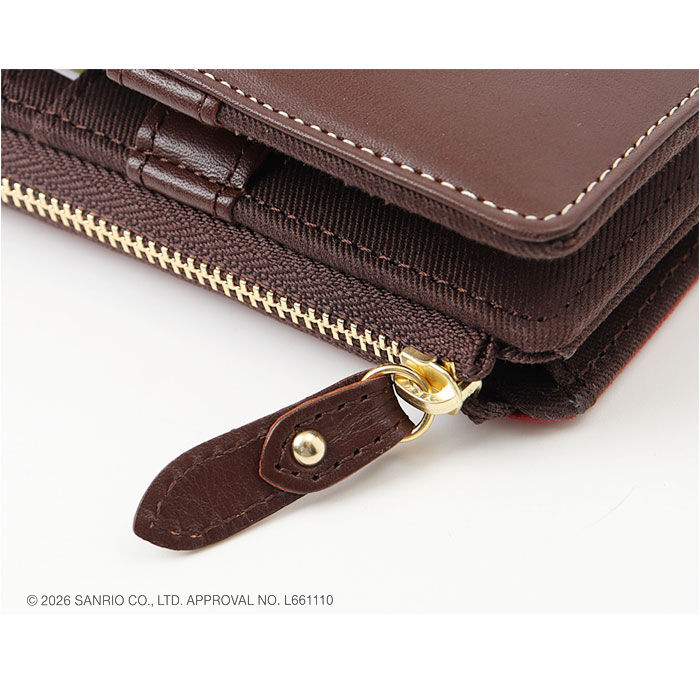 BACKYARD FAMILY「サンリオ 財布 二つ折り 通販 sanrio 1133 レザー 本革 牛革 二つ折り財布」|財布|