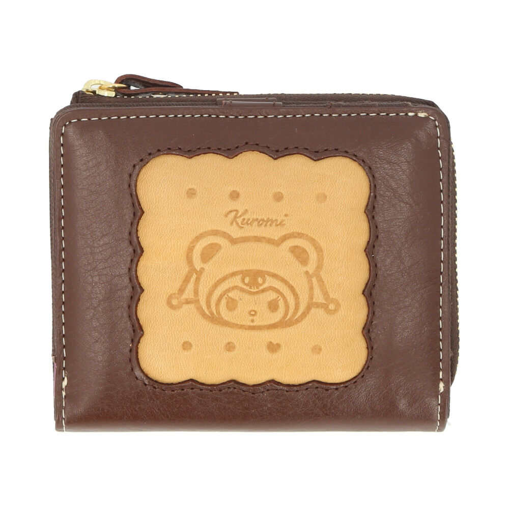 BACKYARD FAMILY「サンリオ 財布 二つ折り 通販 sanrio 1133 レザー 本革 牛革 二つ折り財布」|財布|パープル1