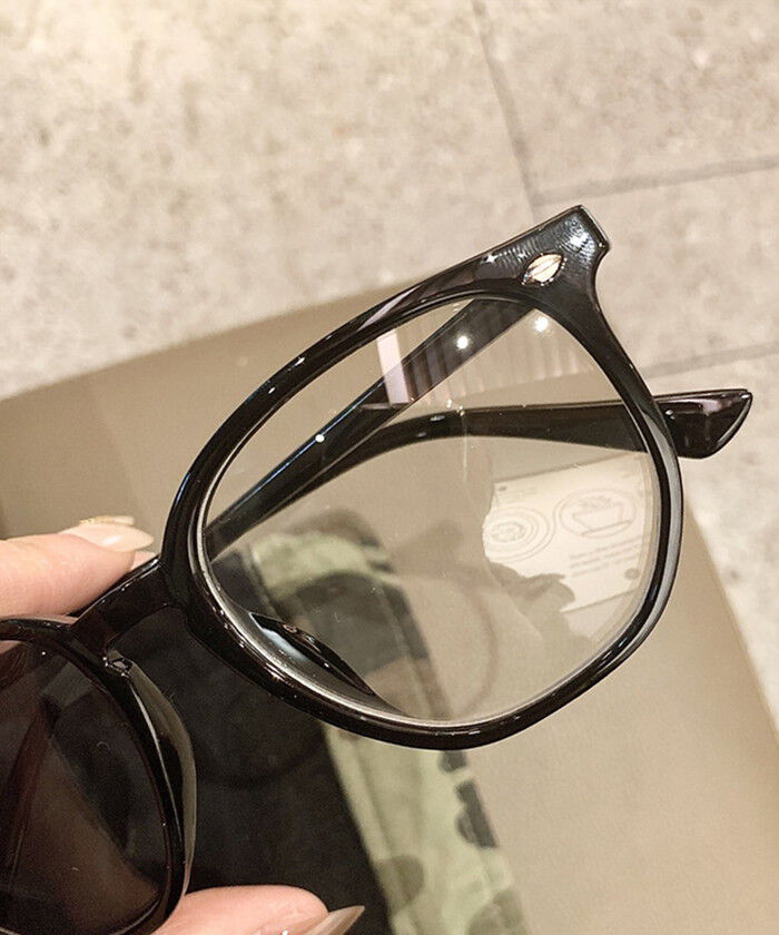 BACKYARD FAMILY「伊達メガネ おしゃれ レディース 通販 伊達眼鏡 小顔 ファッショングラス クリアメガネ 大きい」|その他|