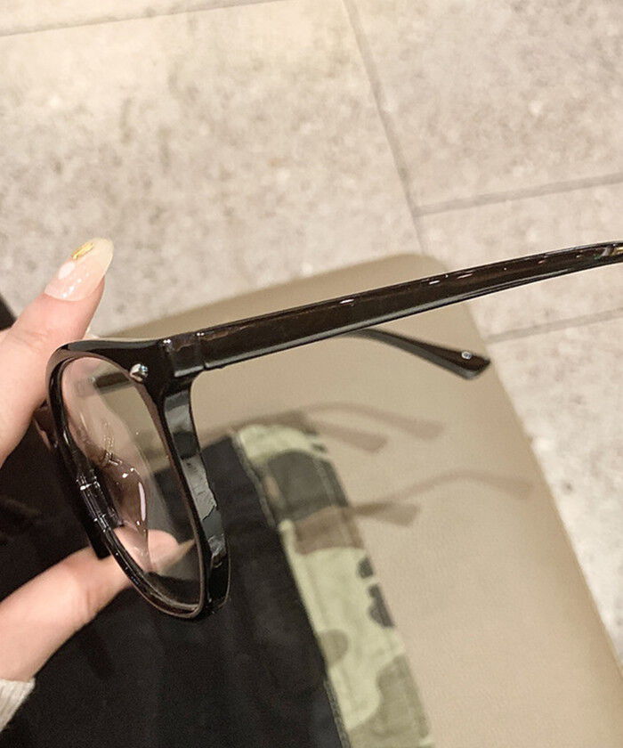 BACKYARD FAMILY「伊達メガネ おしゃれ レディース 通販 伊達眼鏡 小顔 ファッショングラス クリアメガネ 大きい」|その他|