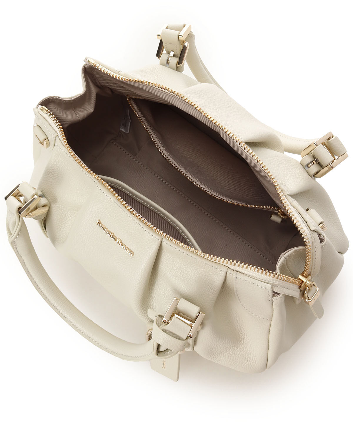 Samantha Thavasa「タックデザインソフトレザーハンドバッグ」|ハンドバッグ|