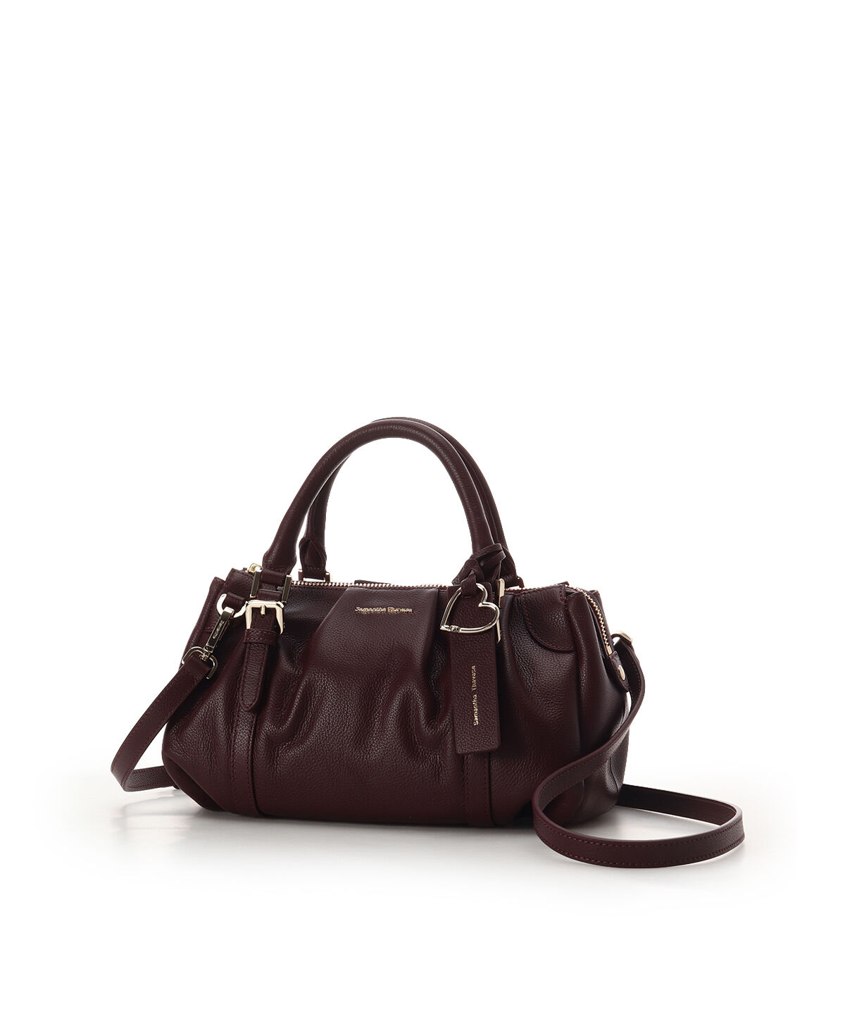 Samantha Thavasa「タックデザインソフトレザーハンドバッグ」|ハンドバッグ|