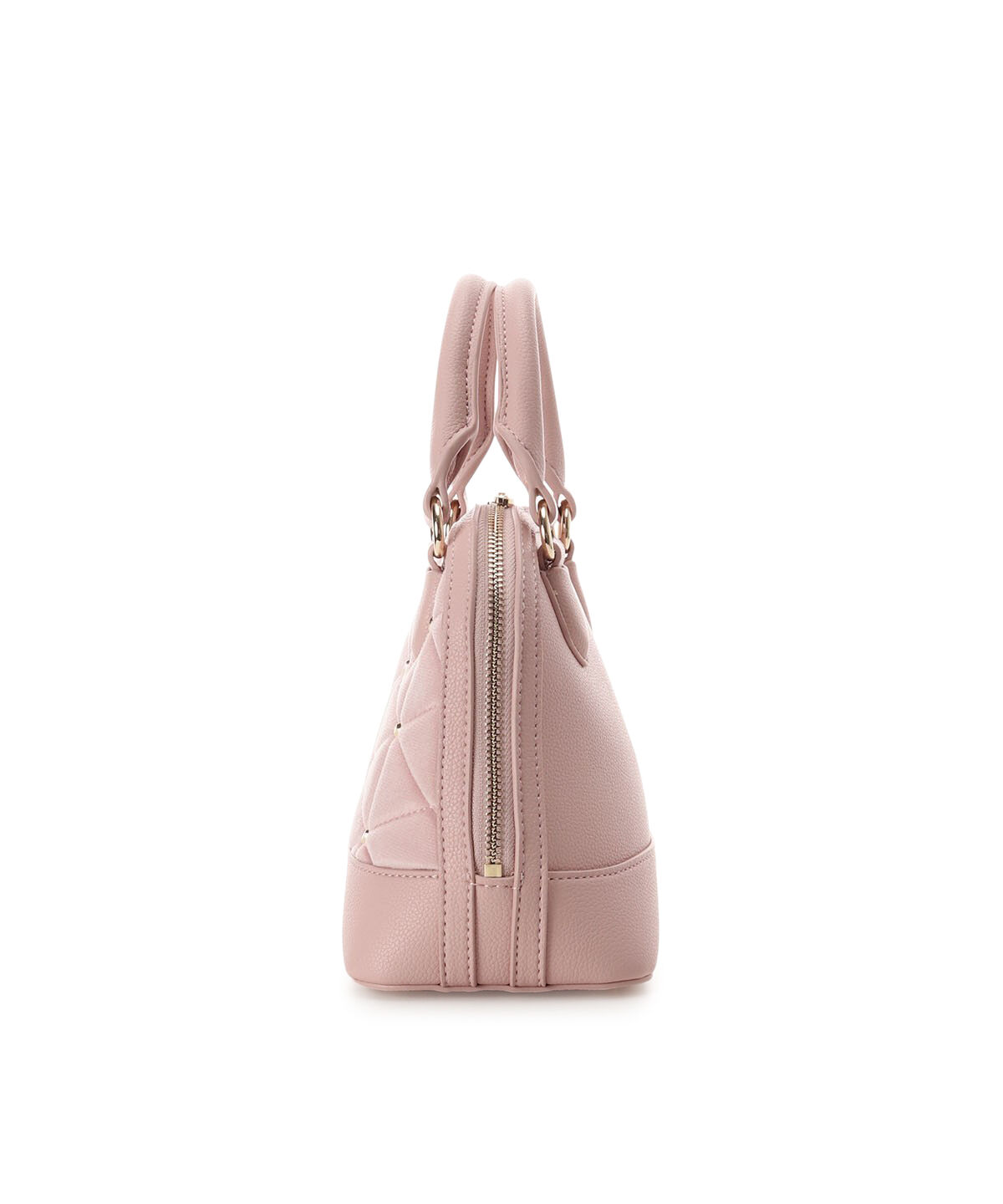 Samantha Vega「ベロアキルティングスタッズハンドバッグ（小）」|ハンドバッグ|