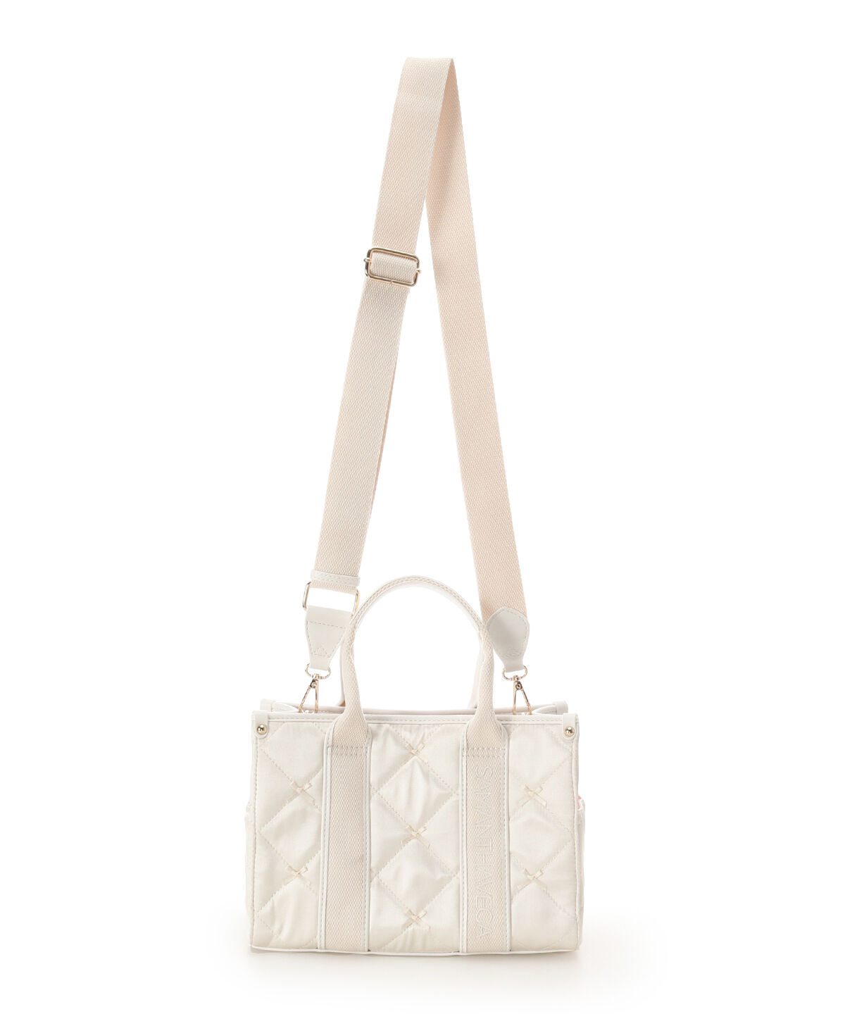 Samantha Vega「ロゴテープリボン　ハンドバッグ」|ハンドバッグ|