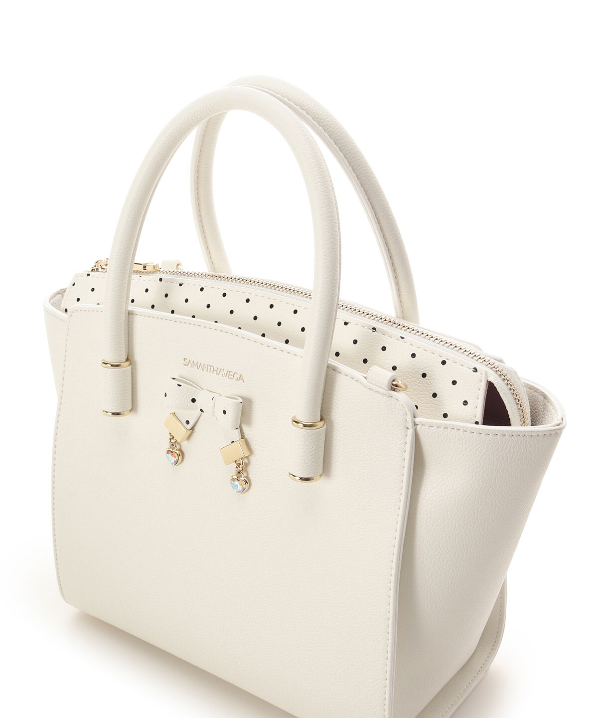 Samantha Vega「ハートドットハンドバッグ」|ハンドバッグ|