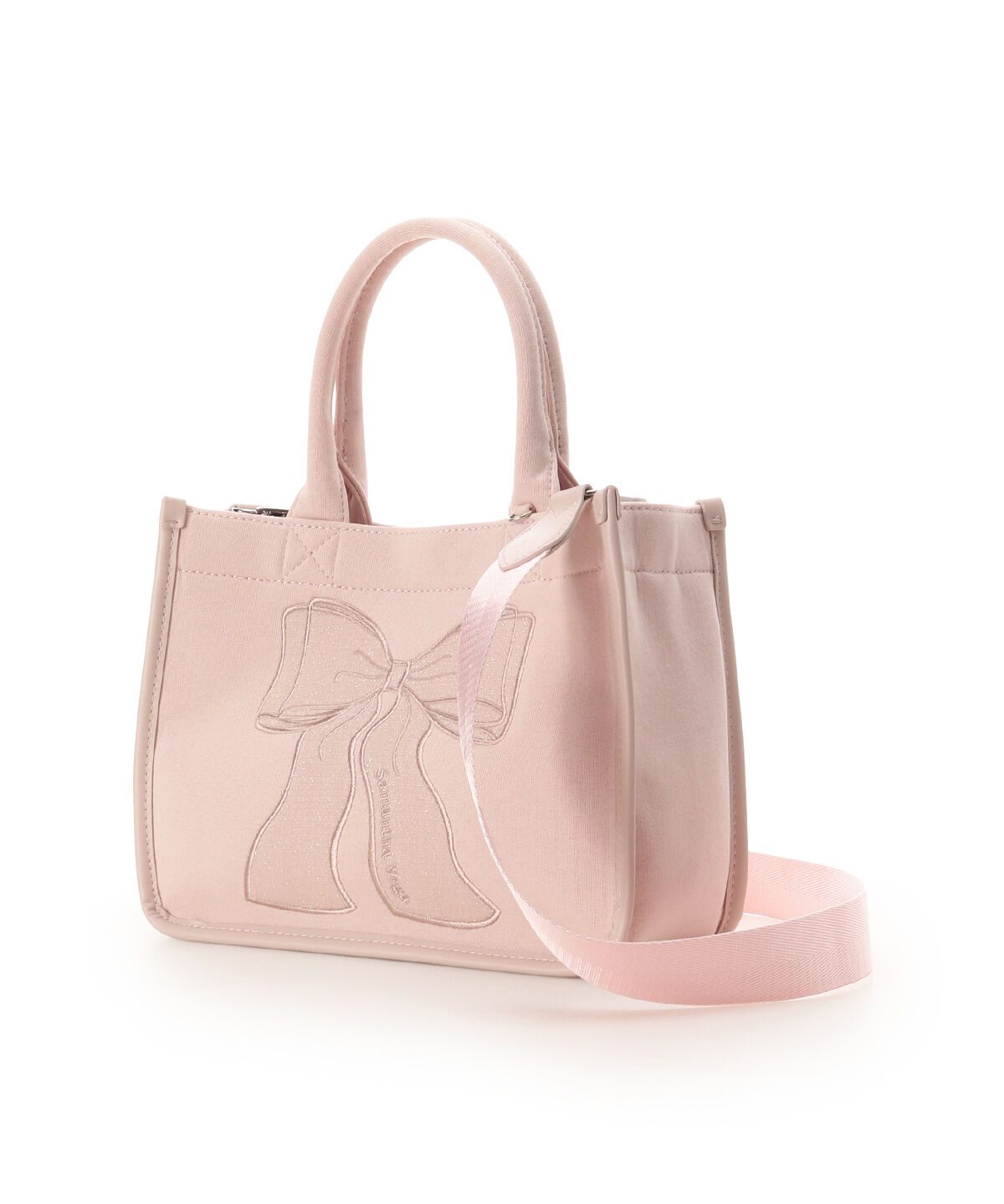 Samantha Vega「リボン刺繍ハンドバッグ」|ハンドバッグ|