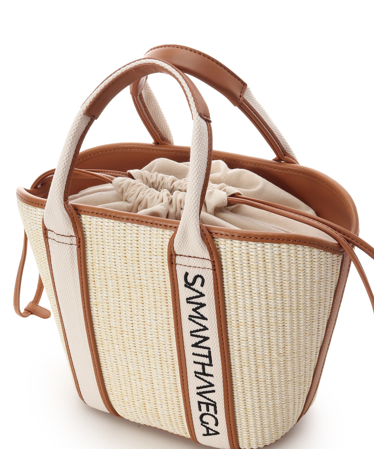 Samantha Vega「ロゴテープバスケット」|ハンドバッグ|
