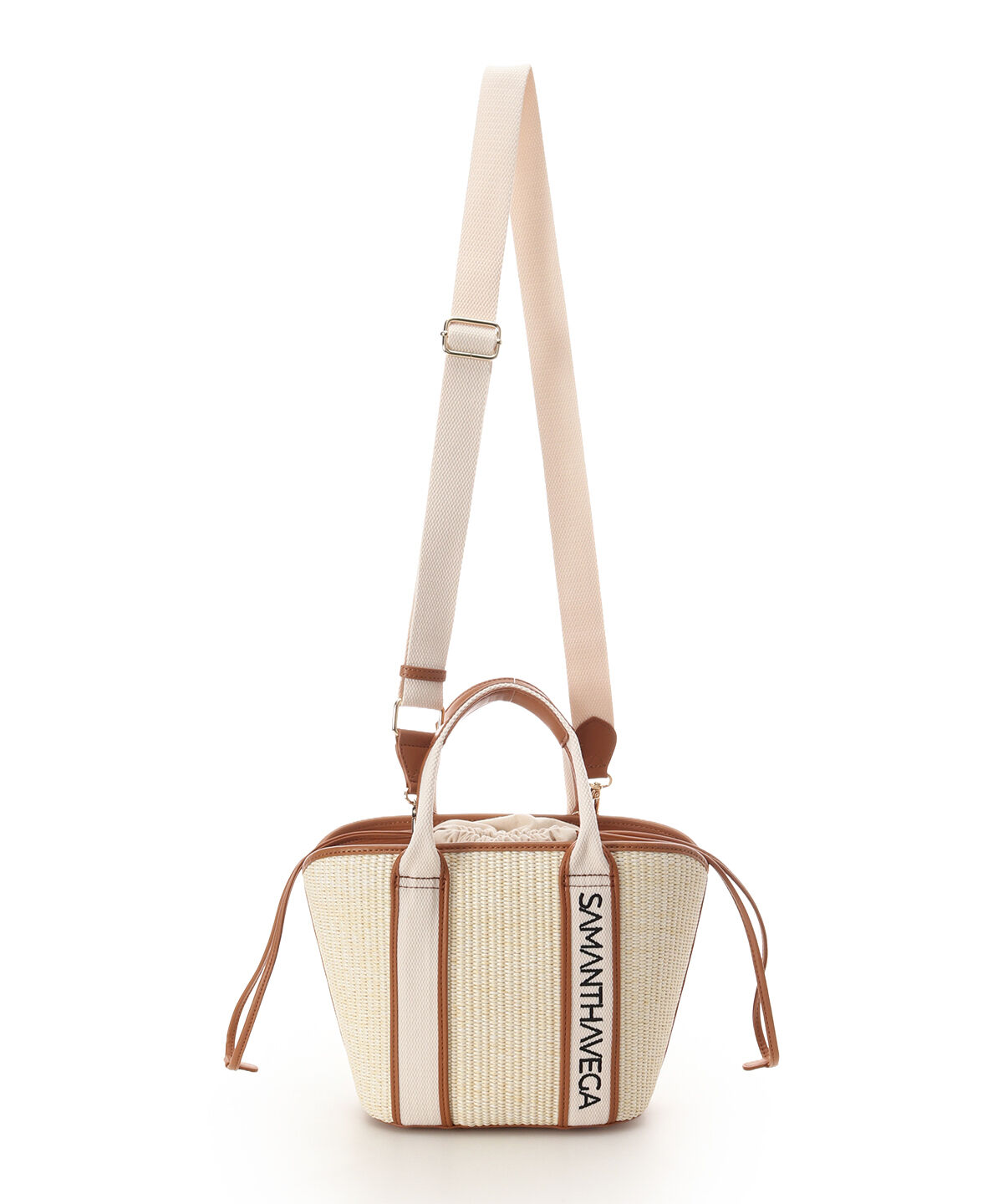 Samantha Vega「ロゴテープバスケット」|ハンドバッグ|