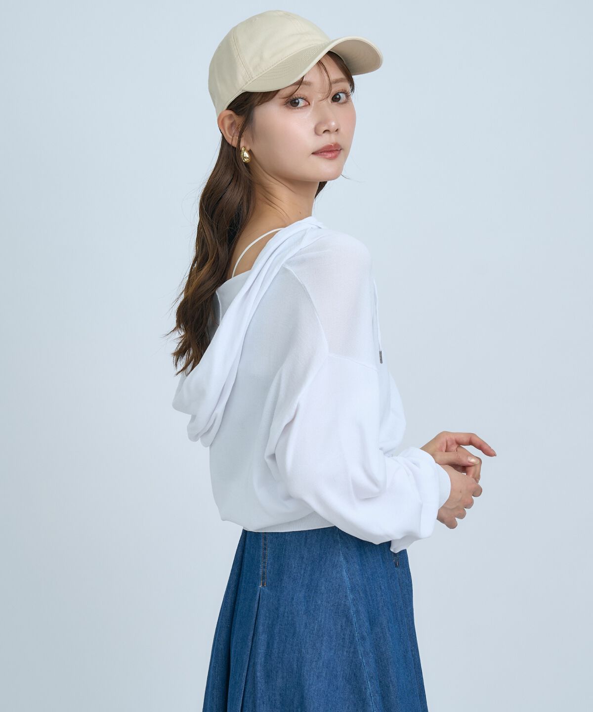 アンドクチュール「UVカットZIPパーカー」|パーカー|