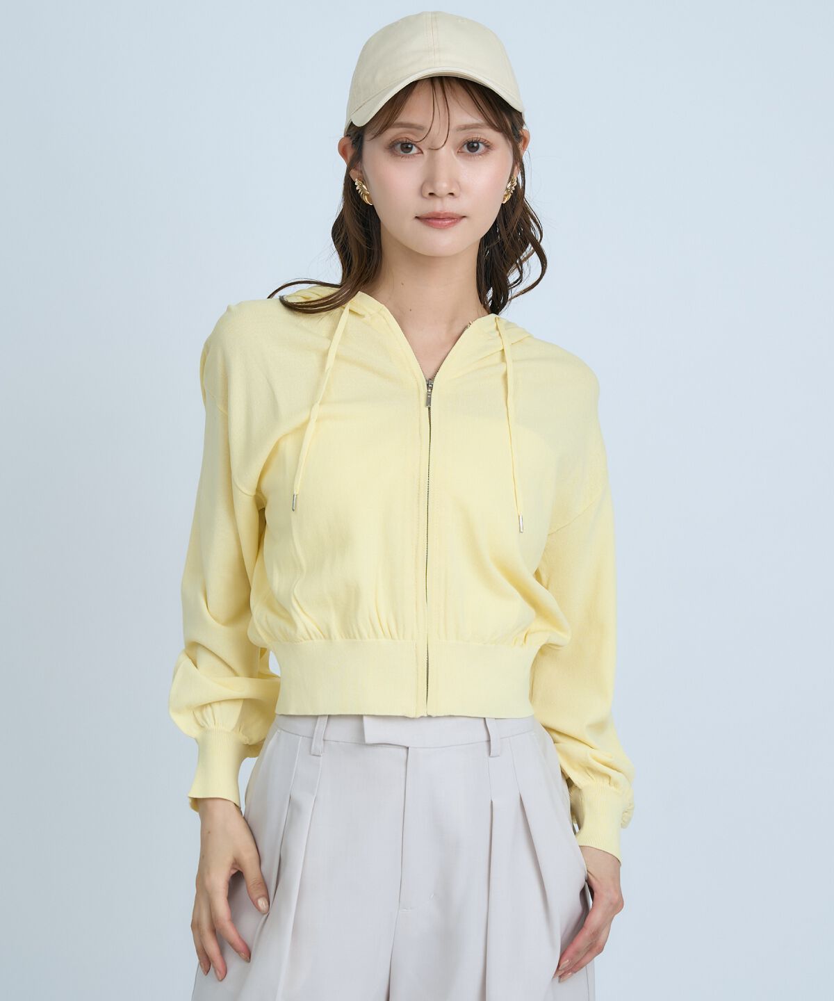 アンドクチュール「UVカットZIPパーカー」|パーカー|