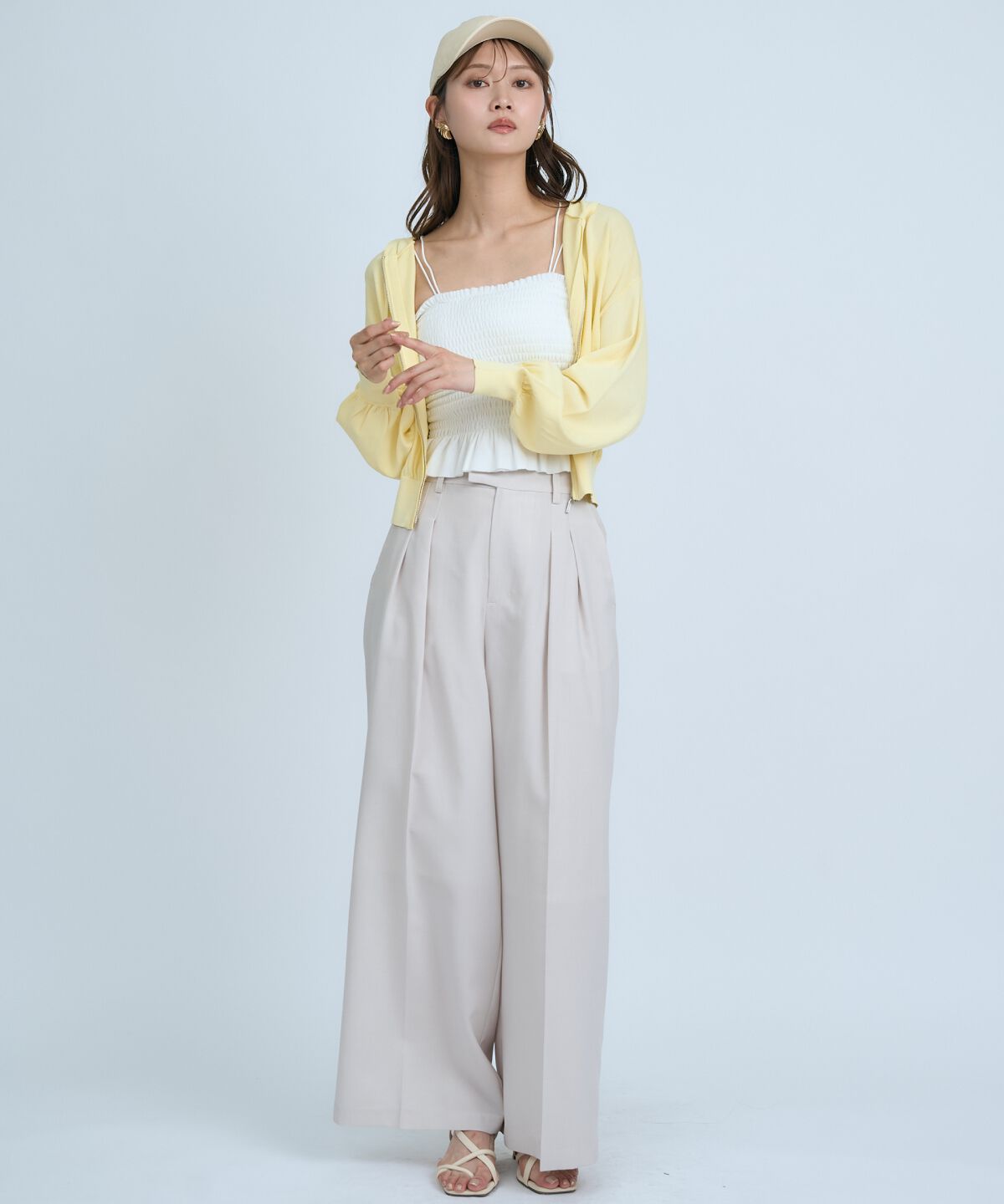 アンドクチュール「UVカットZIPパーカー」|パーカー|