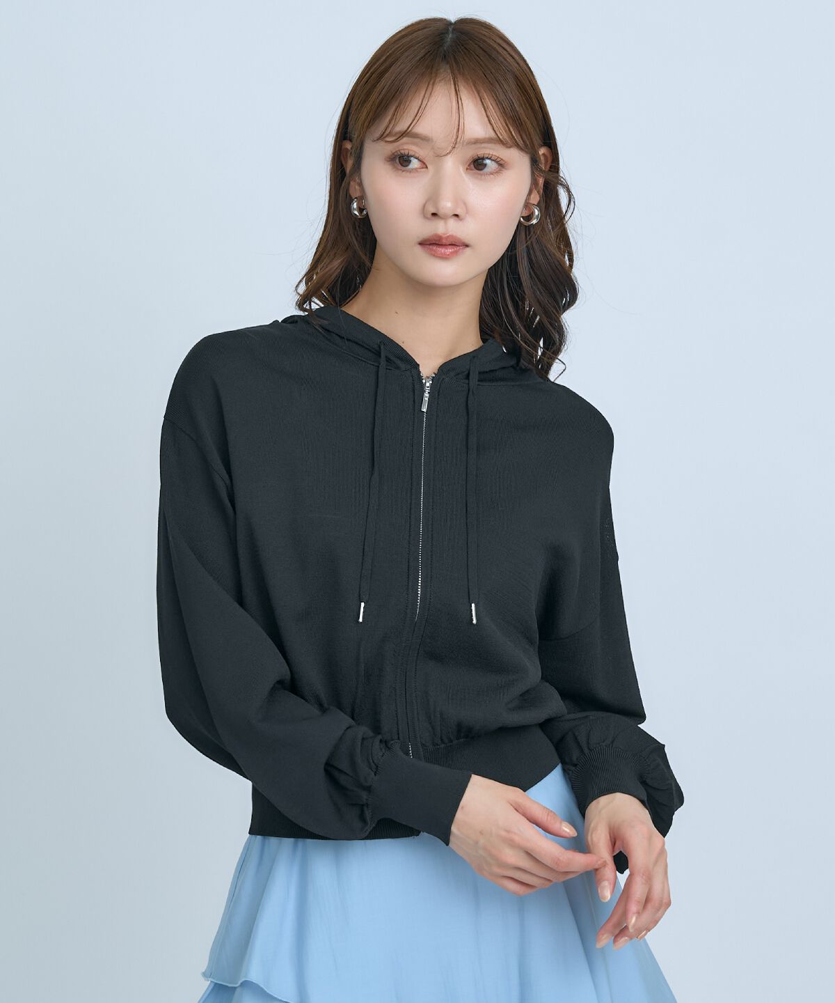 アンドクチュール「UVカットZIPパーカー」|パーカー|