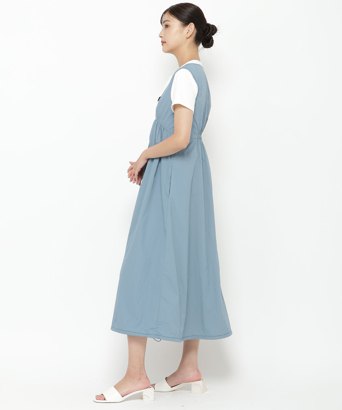 REDYAZEL「フロントジップジャンスカ」|ジャンパースカート|