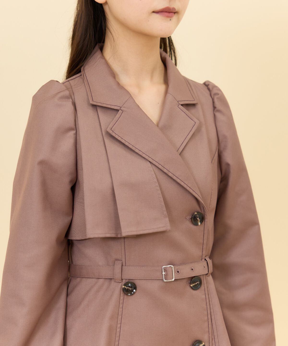 REDYAZEL「ダブルボタンジャケットミニワンピース」|ワンピース|