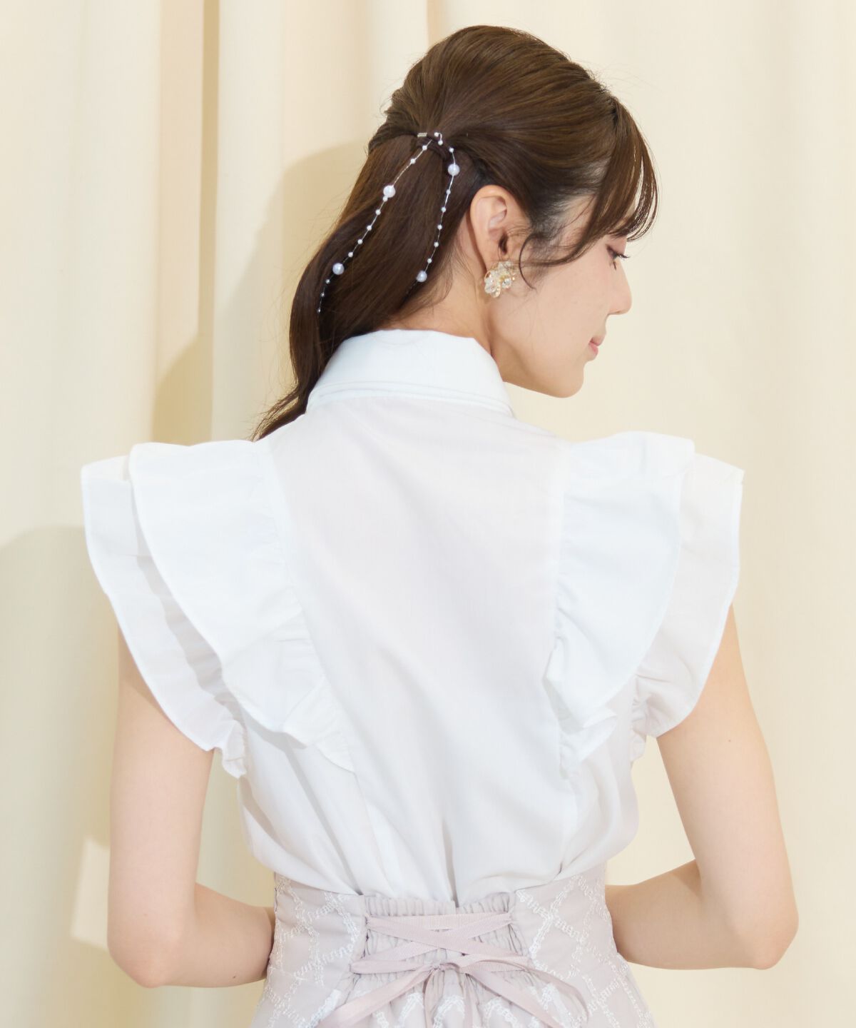 WILLSELECTION「ボリュームフリルボウタイブラウス」|シャツ・ブラウス|