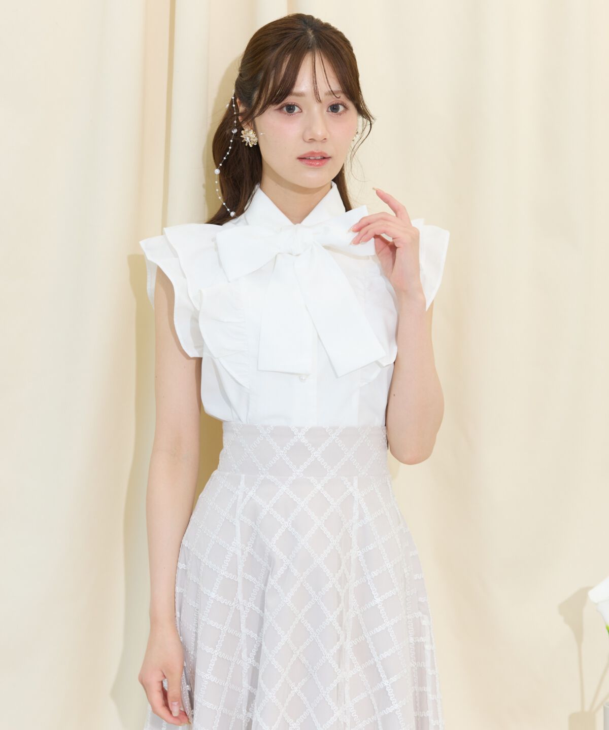 WILLSELECTION「ボリュームフリルボウタイブラウス」|シャツ・ブラウス|