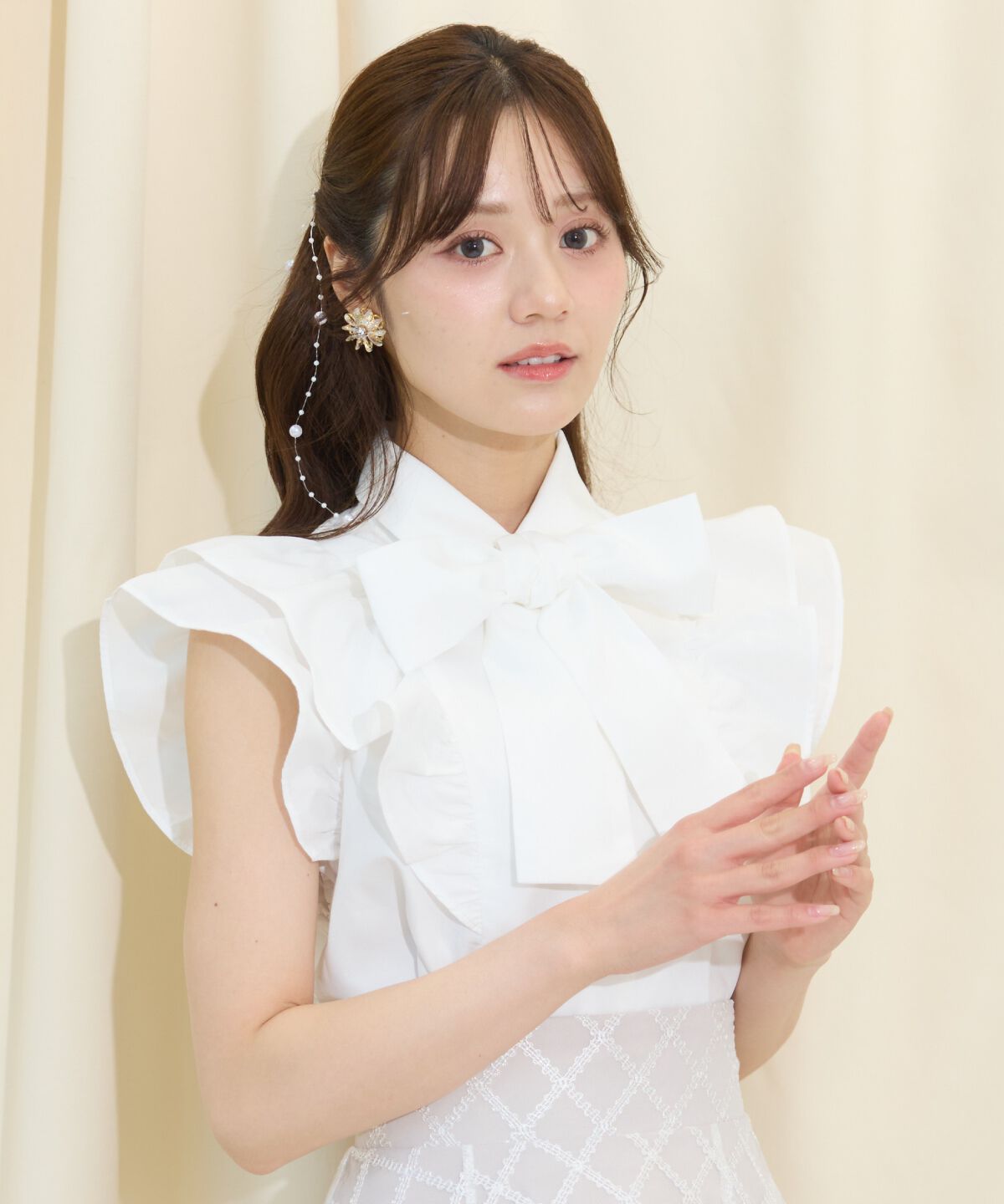 WILLSELECTION「ボリュームフリルボウタイブラウス」|シャツ・ブラウス|