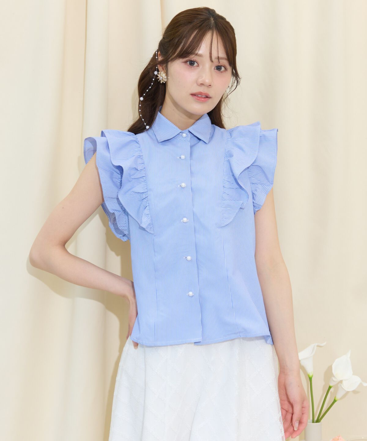 WILLSELECTION「ボリュームフリルボウタイブラウス」|シャツ・ブラウス|