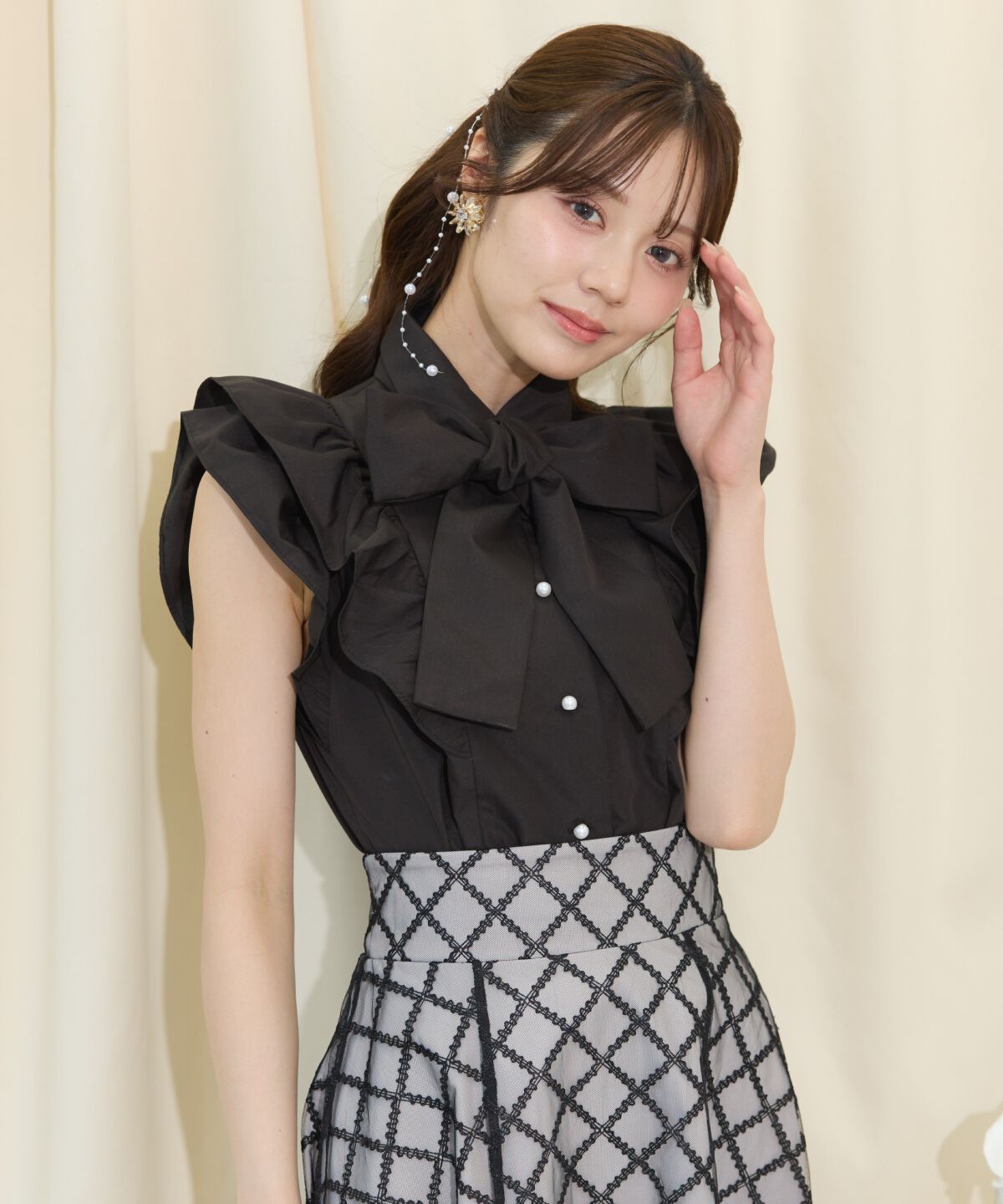 WILLSELECTION「ボリュームフリルボウタイブラウス」|シャツ・ブラウス|