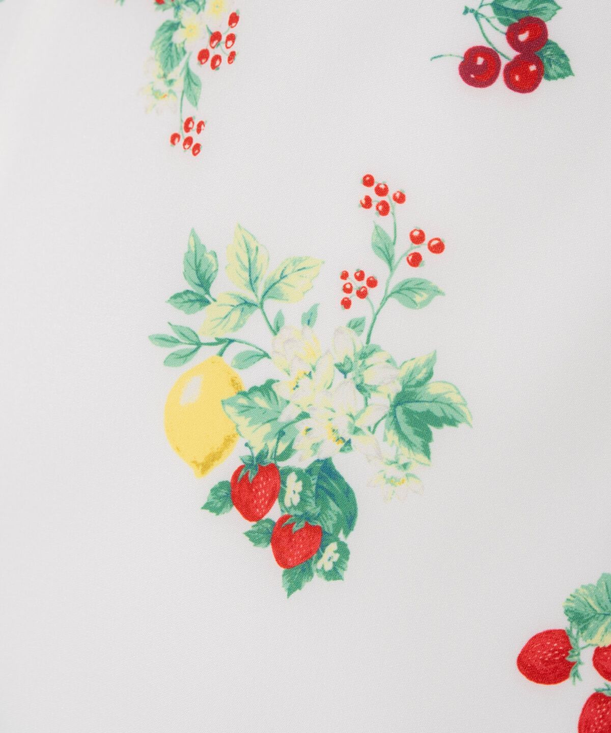 WILLSELECTION「フルーツプリントギャザー切替スカート」|フレア|