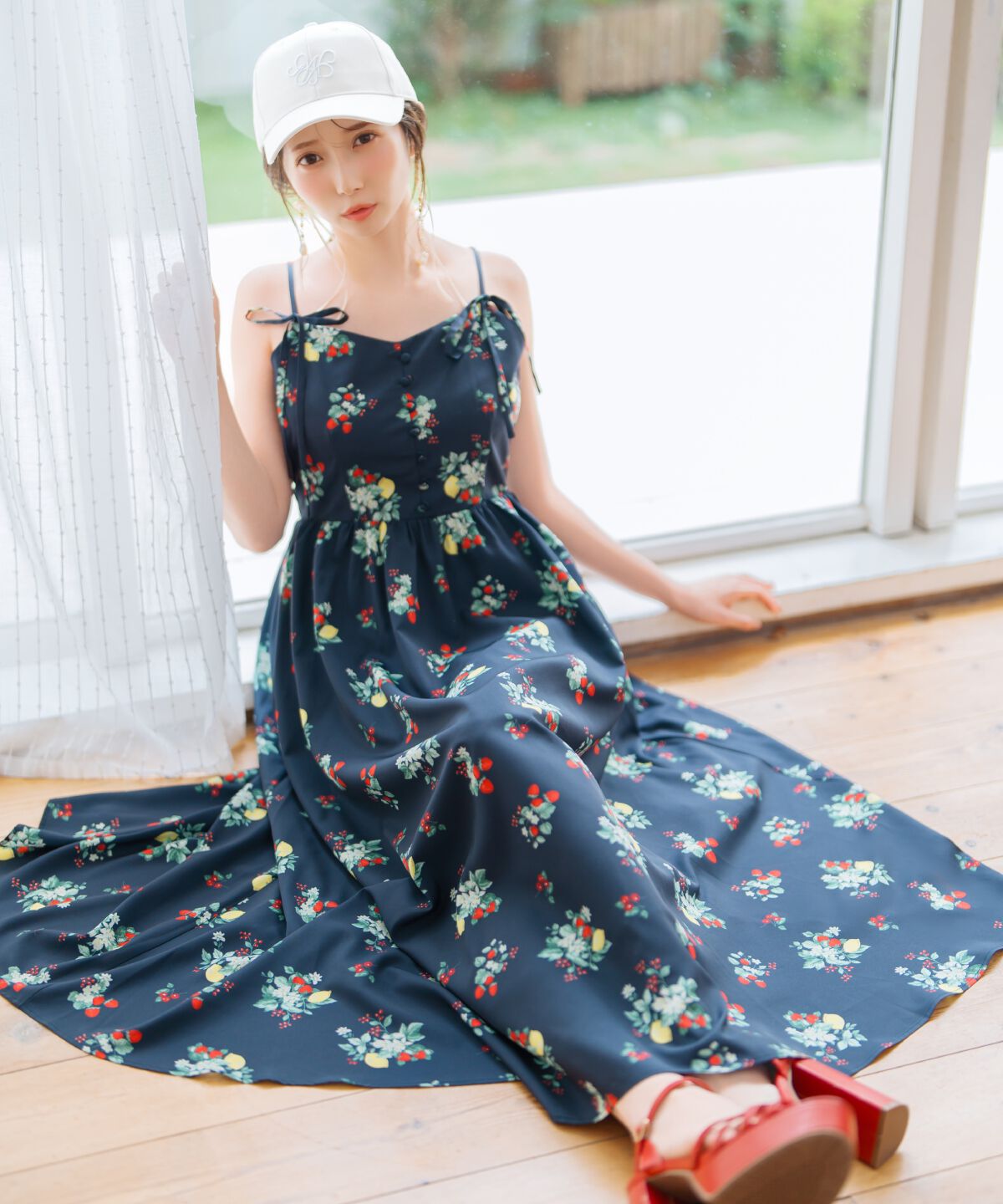 WILLSELECTION「フルーツプリントキャミワンピース」|ワンピース|