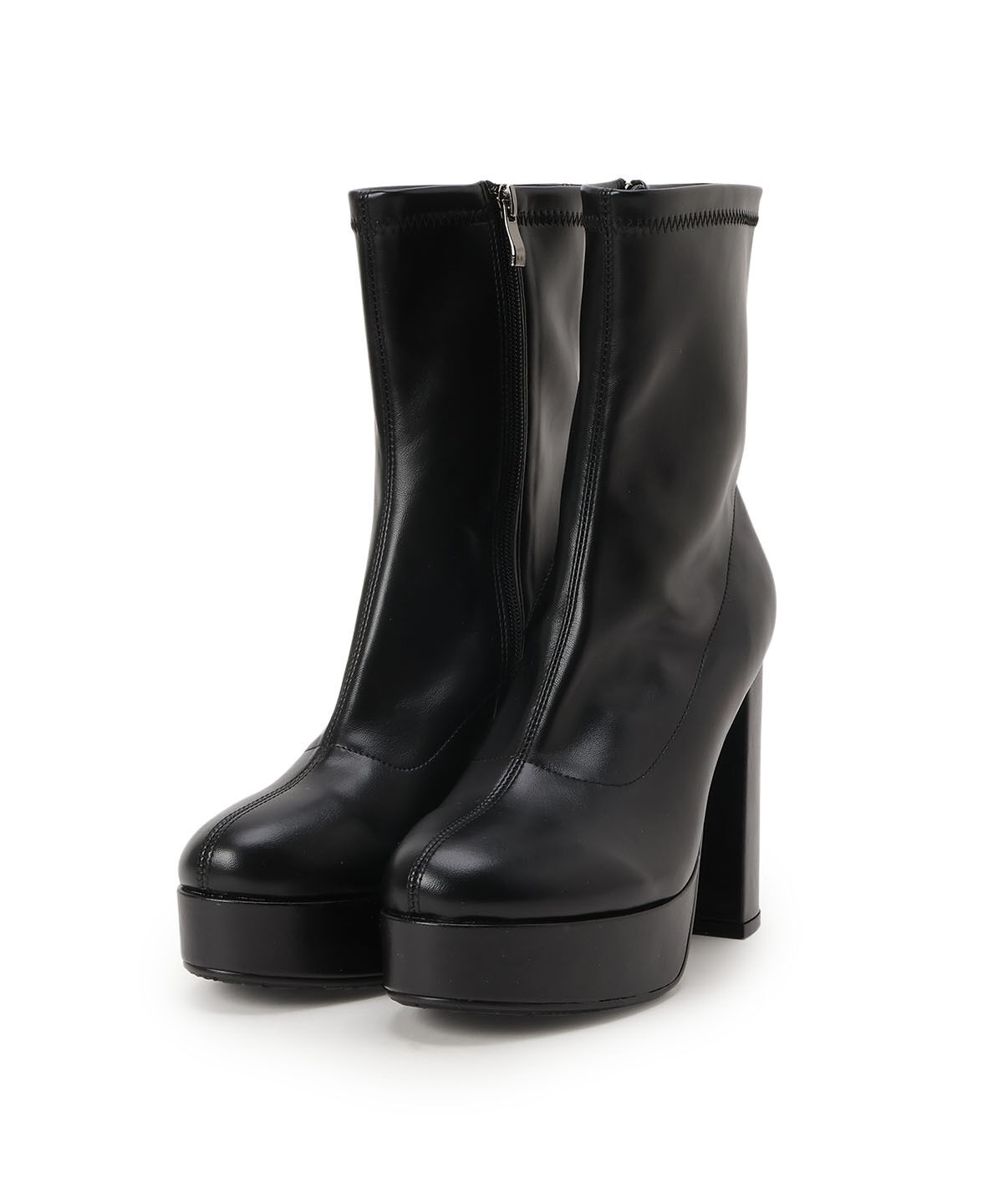 WILLSELECTION「厚底ショートブーツ」|ショートブーツ|ブラック