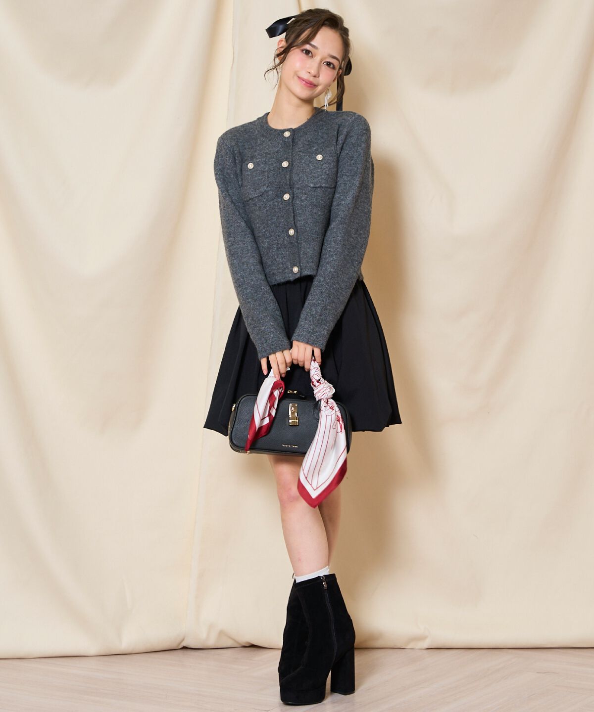 WILLSELECTION「モヘアライクニットジャケット」|カーディガン|