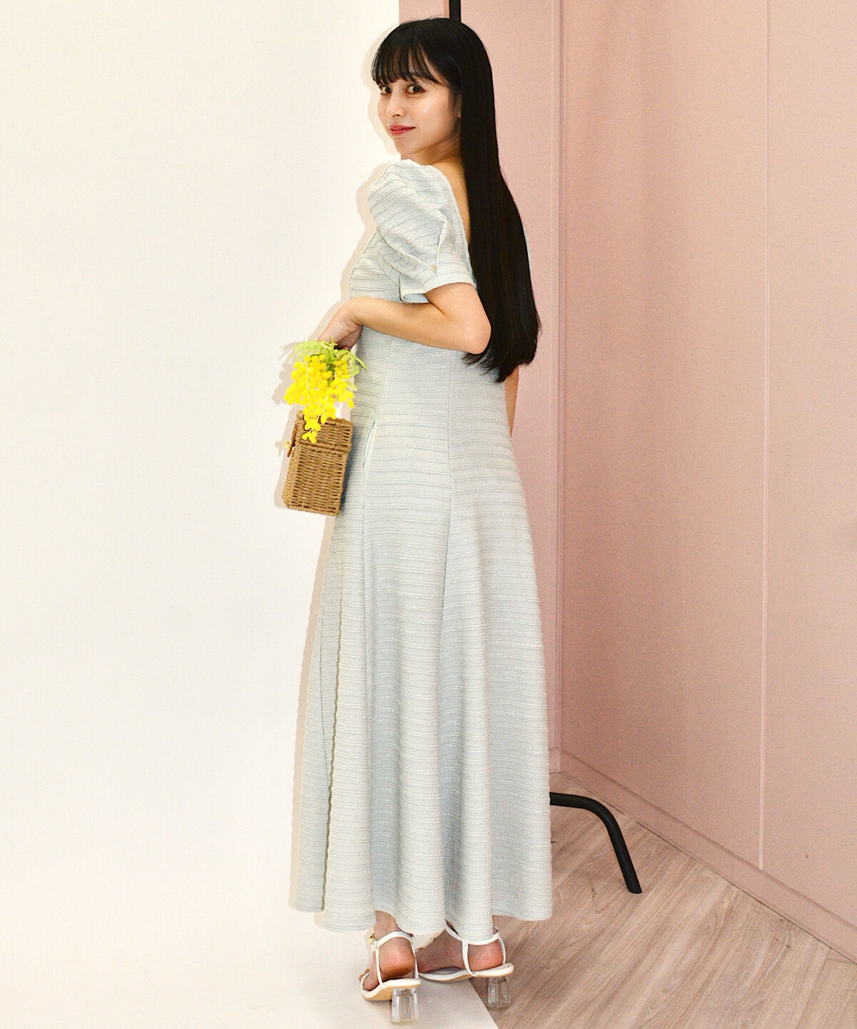 WILLSELECTION「バックオープンフレアカットワンピース」|ワンピース|