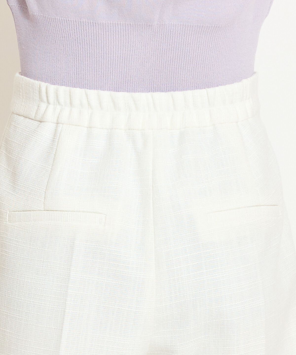 WILLSELECTION「タックツイードショートパンツ」|キュロット|