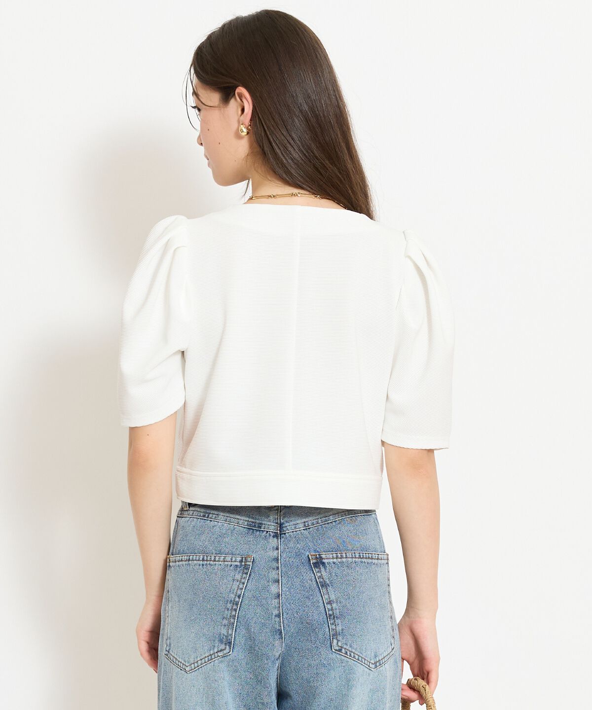 WILLSELECTION「ノーカラーポンチジャケット」|ノーカラージャケット|