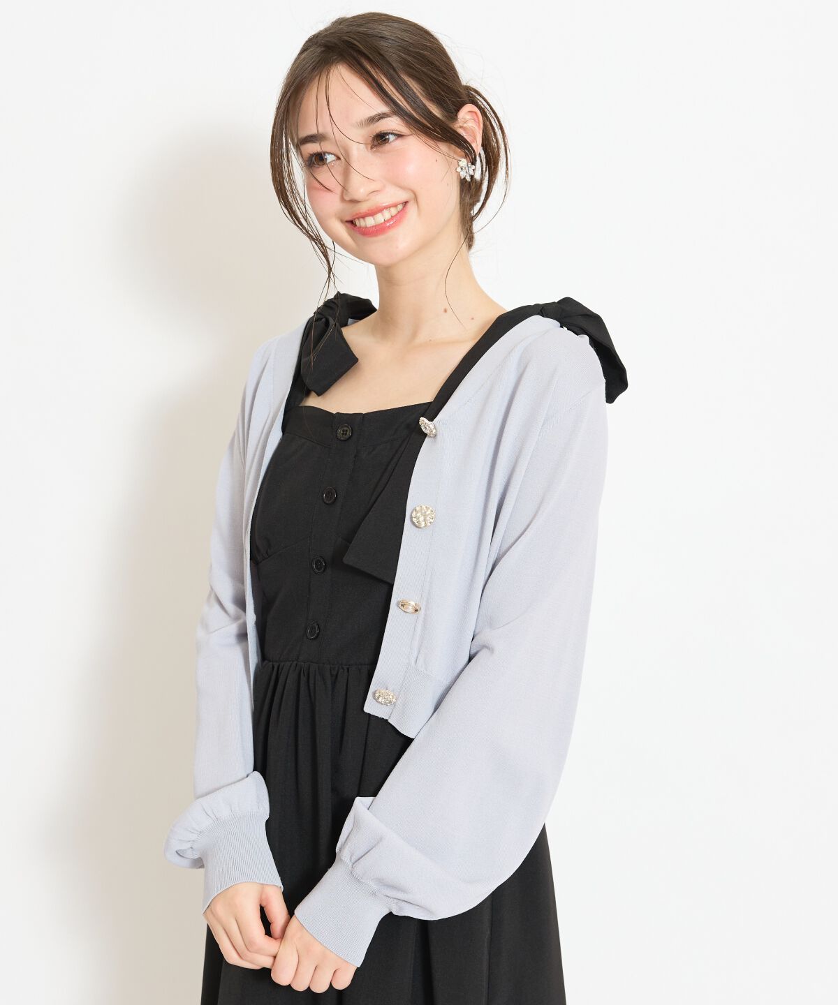 WILLSELECTION「アソートボタンUVカットカーディガン」|カーディガン|ブルー