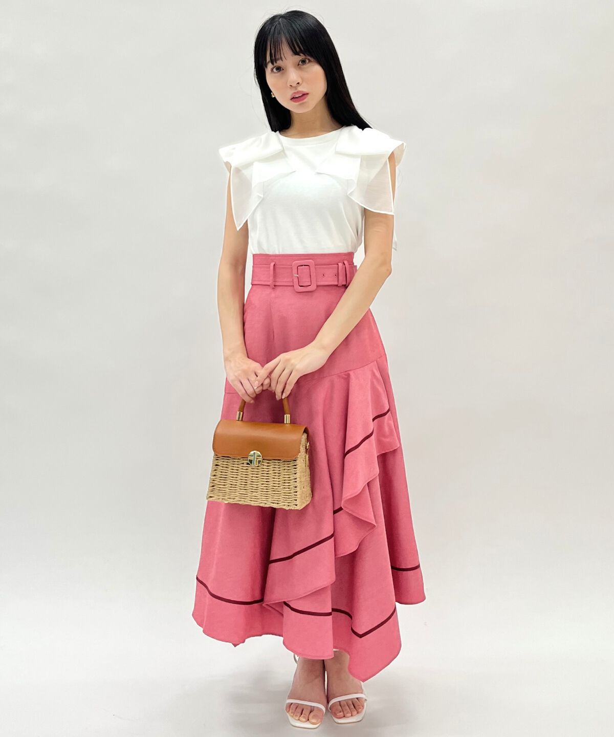 WILLSELECTION「ショルダーリボンカットトップス」|Tシャツ・カットソー|