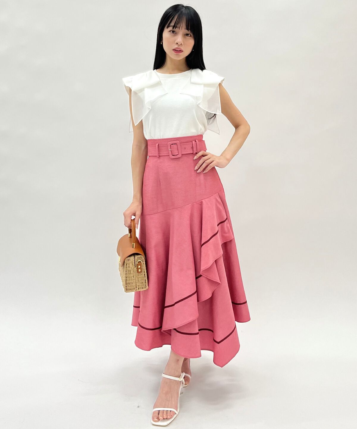 WILLSELECTION「ショルダーリボンカットトップス」|Tシャツ・カットソー|