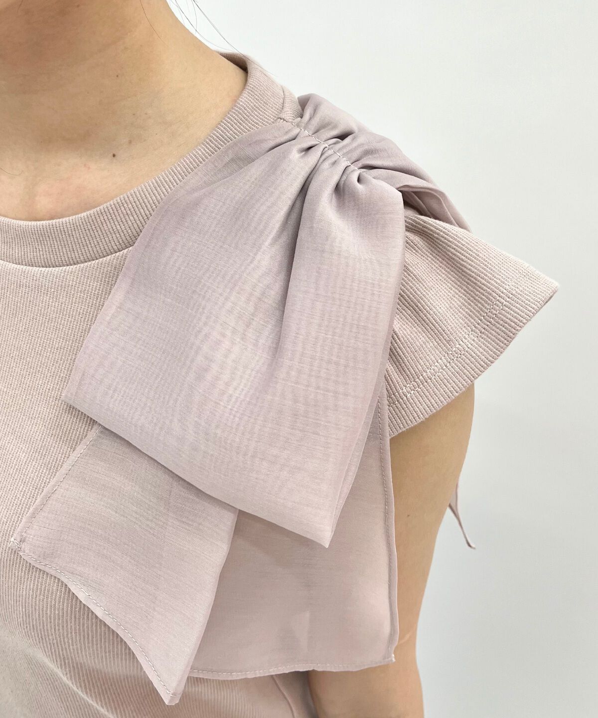 WILLSELECTION「ショルダーリボンカットトップス」|Tシャツ・カットソー|