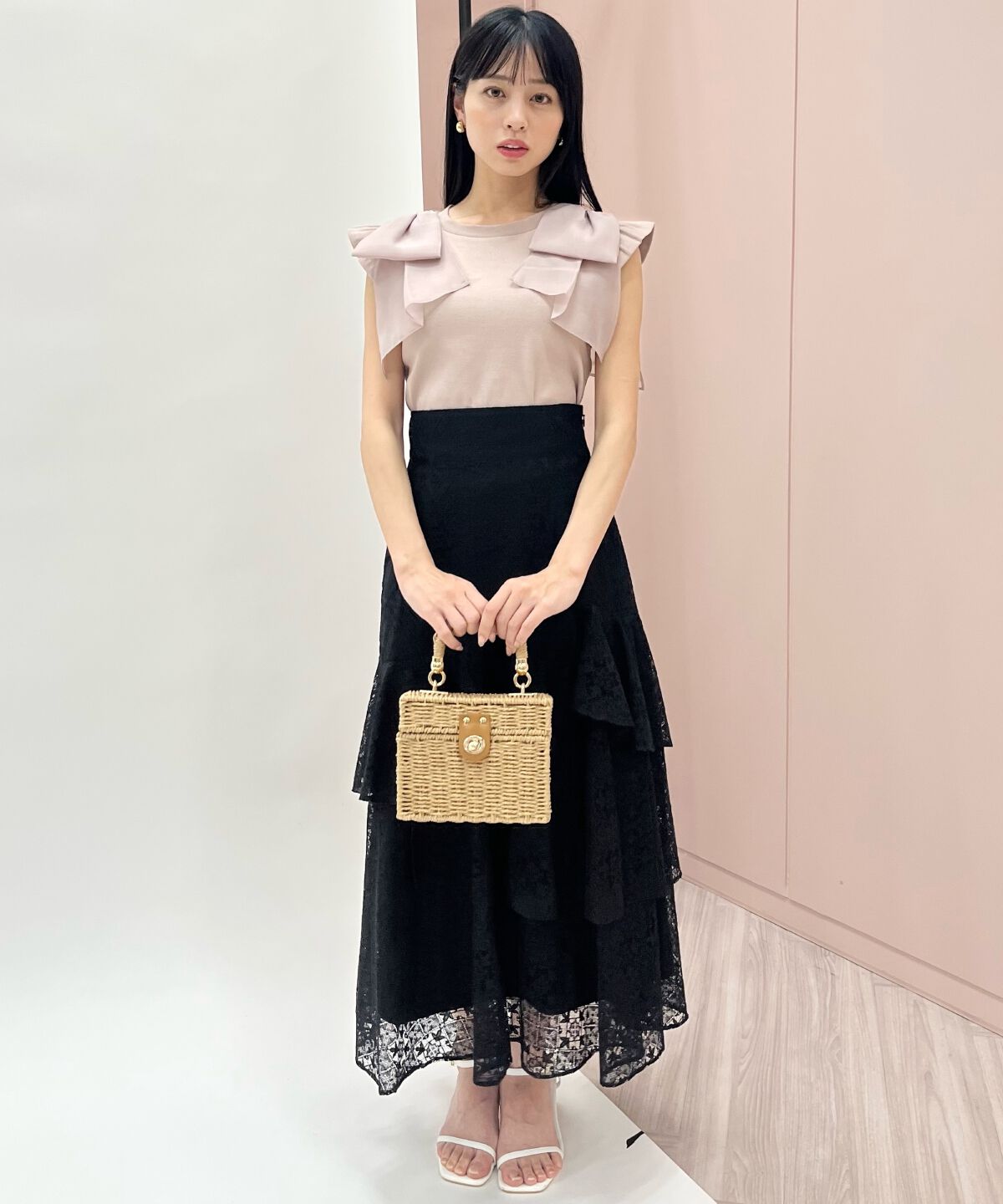 WILLSELECTION「ショルダーリボンカットトップス」|Tシャツ・カットソー|