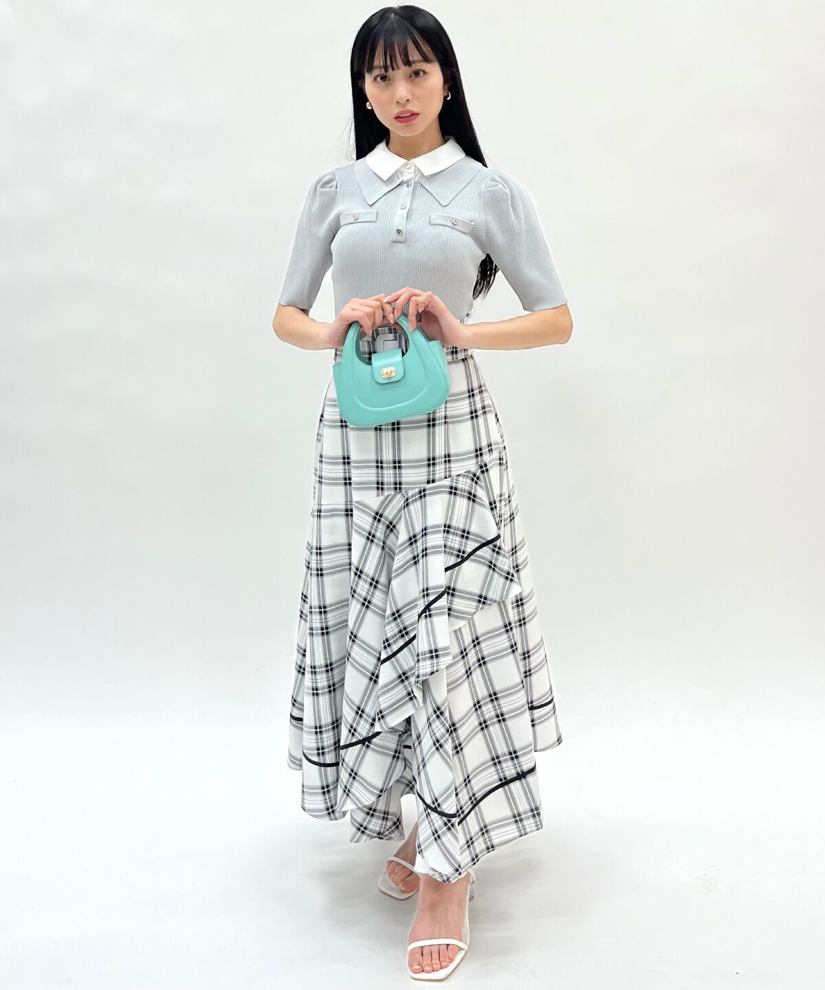 WILLSELECTION「レイヤードカラーリブニット」|ニット・セーター|