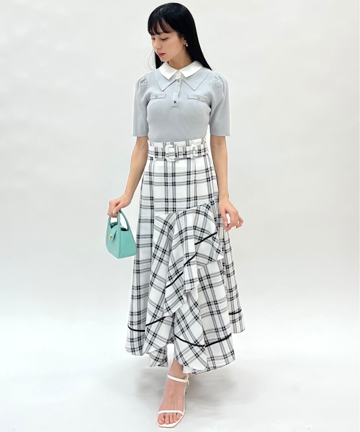 WILLSELECTION「レイヤードカラーリブニット」|ニット・セーター|