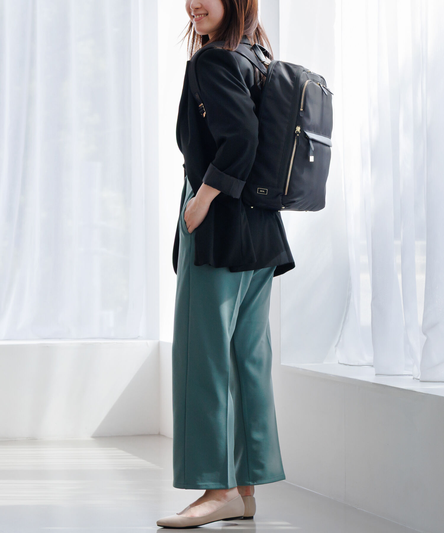 ace.「ace.／エース ラプリム リュック レディースビジネス B4 15.6インチサイズ 68802」|リュック|