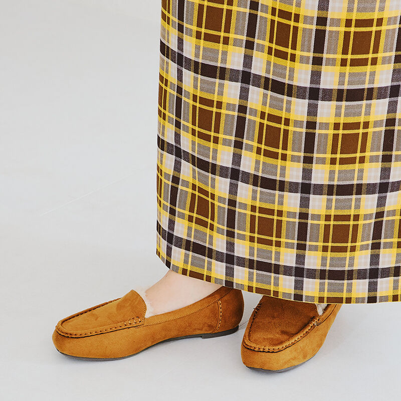 WA Oriental TRaffic「【累計5万足突破】 もこもこ ムートンシューズ /12311 モカシン フェイク ファー 再入荷 フラット」|パンプス|