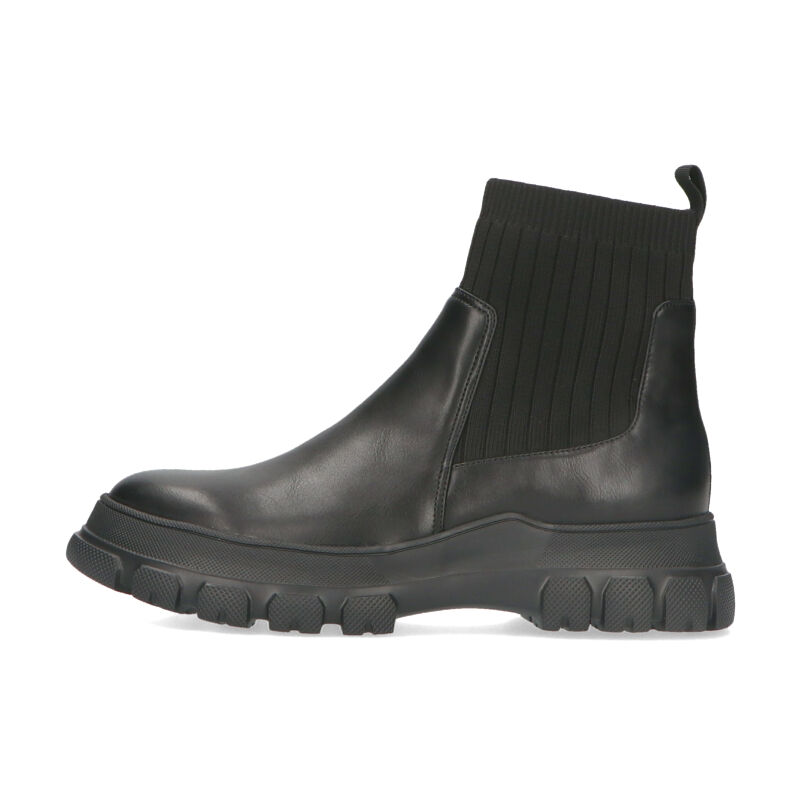 ORiental TRaffic「トラックソールリブニットブーツ/31404」|ショートブーツ|