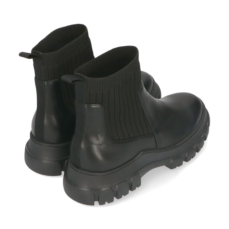 ORiental TRaffic「トラックソールリブニットブーツ/31404」|ショートブーツ|