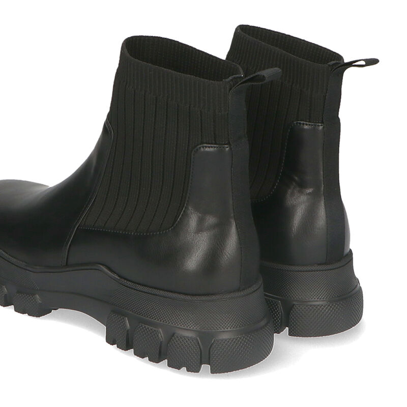 ORiental TRaffic「トラックソールリブニットブーツ/31404」|ショートブーツ|