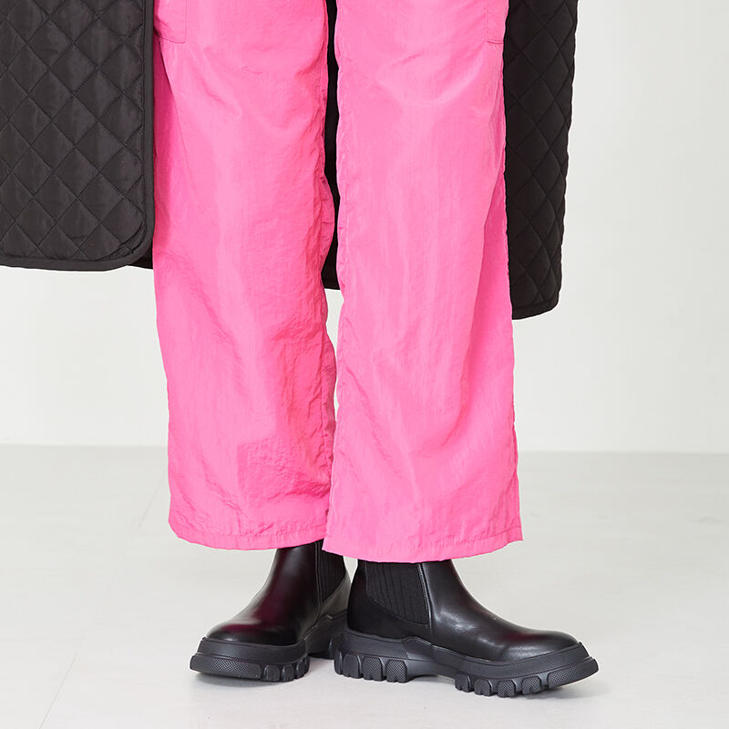 ORiental TRaffic「トラックソールリブニットブーツ/31404」|ショートブーツ|