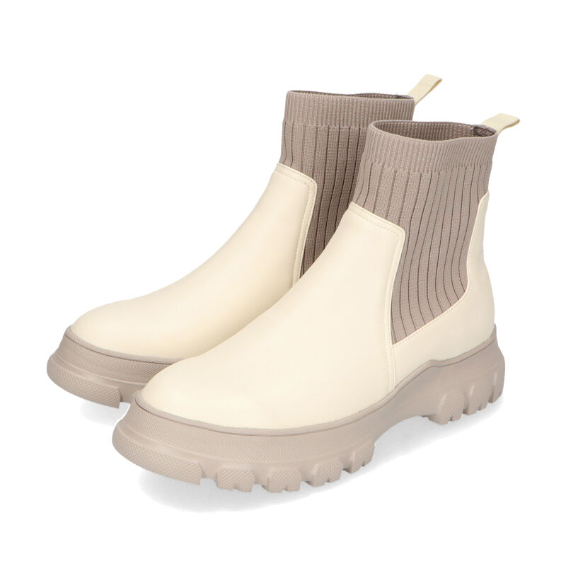 ORiental TRaffic「トラックソールリブニットブーツ/31404」|ショートブーツ|