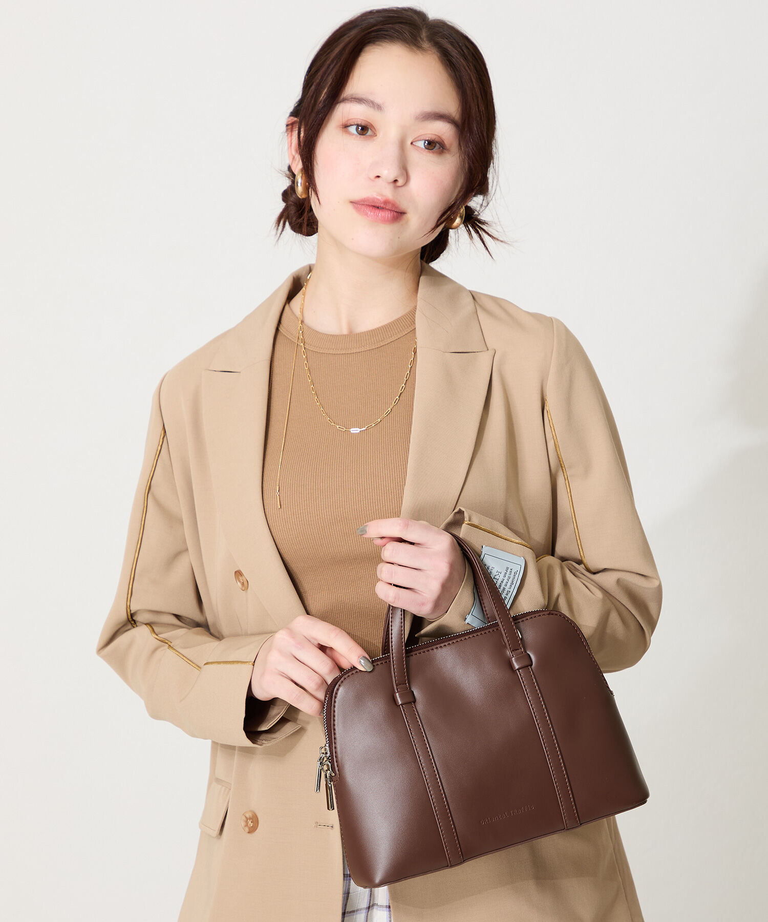 ORiental TRaffic「2wayブガッティバッグ/BA-259 バッグ 人気 トレンド オフィスカジュアル」|ショルダー・メッセンジャー|