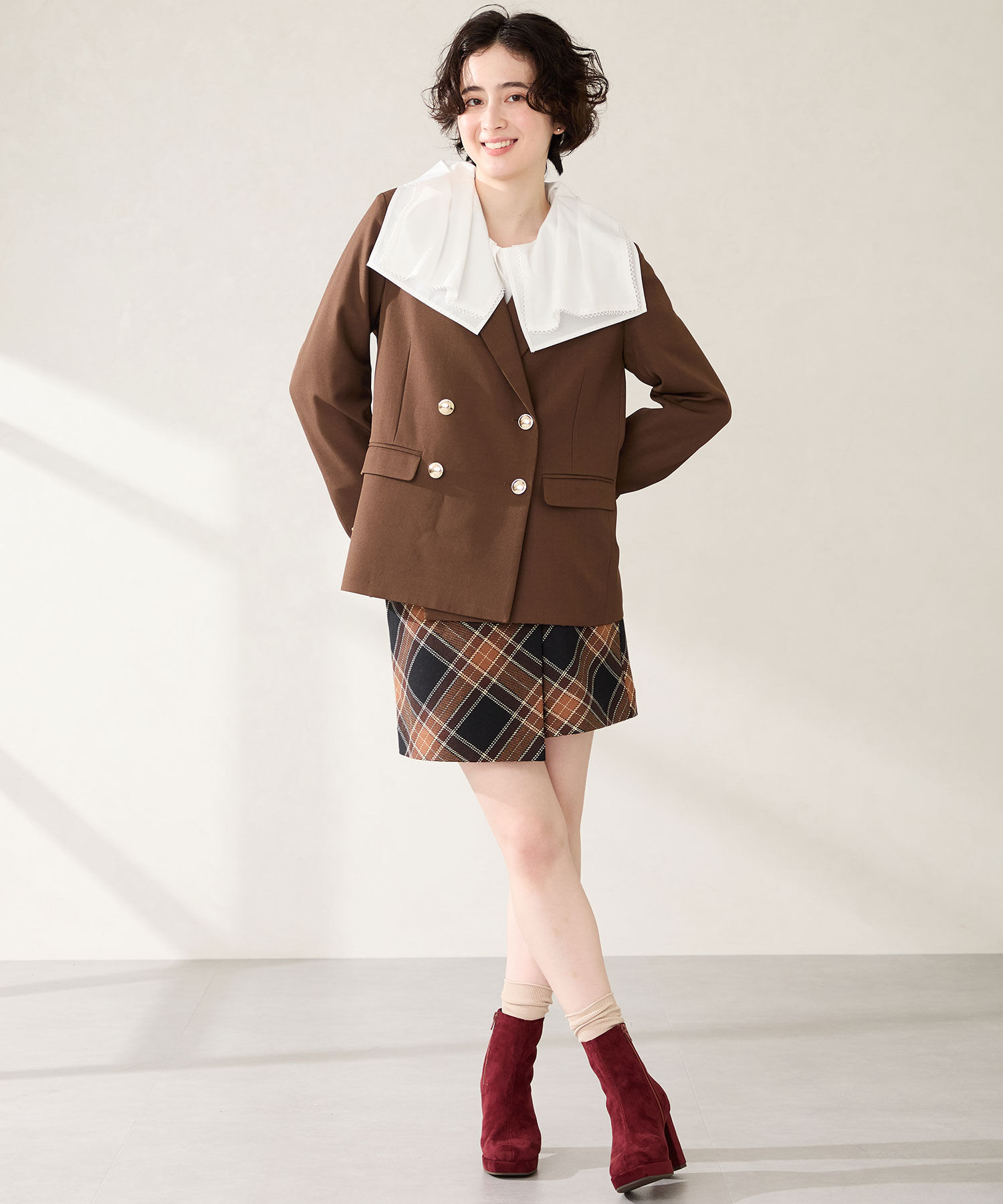 ORiental TRaffic「プラットフォームヒールショートブーツ/51410」|ショートブーツ|