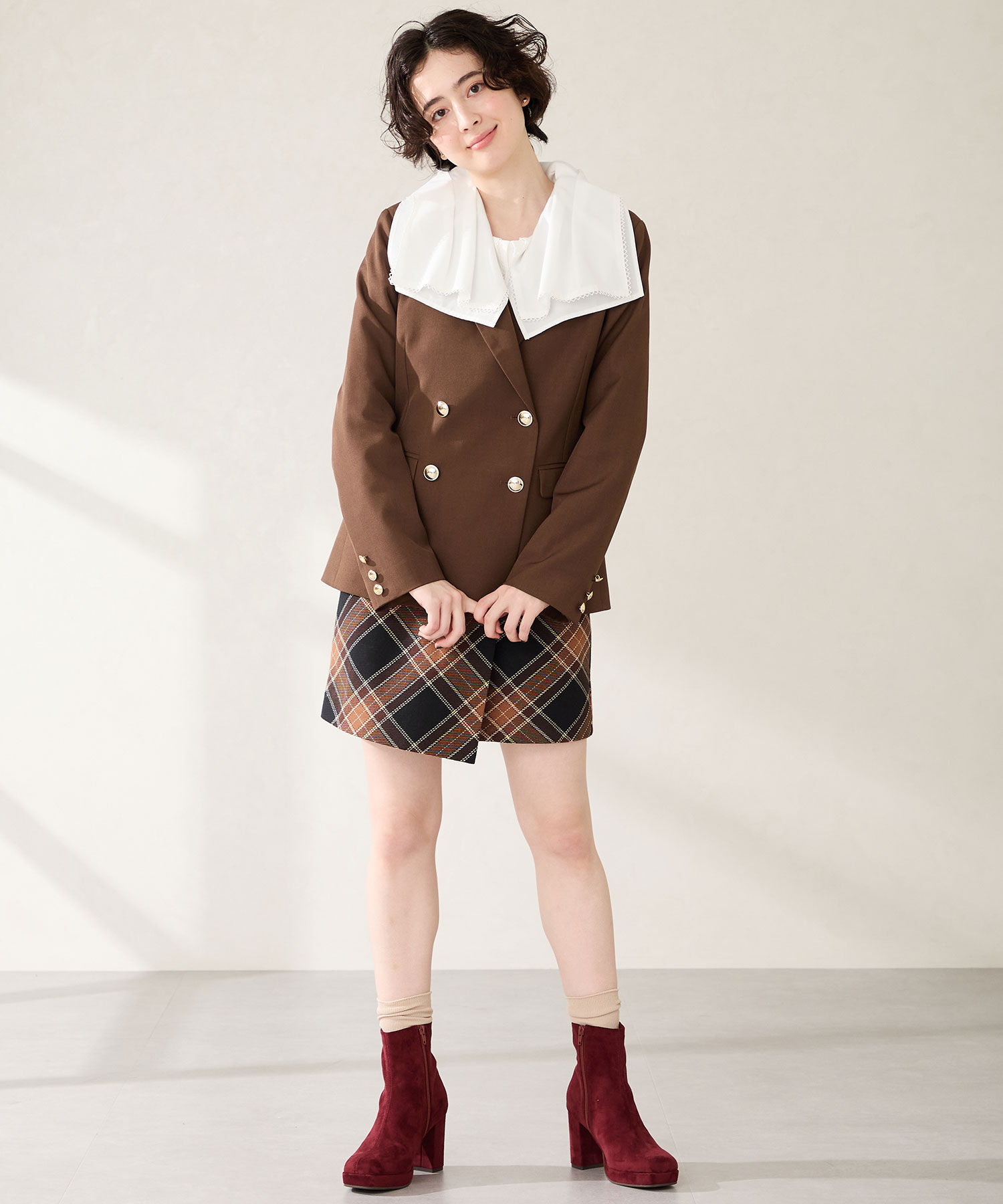 ORiental TRaffic「プラットフォームヒールショートブーツ/51410」|ショートブーツ|