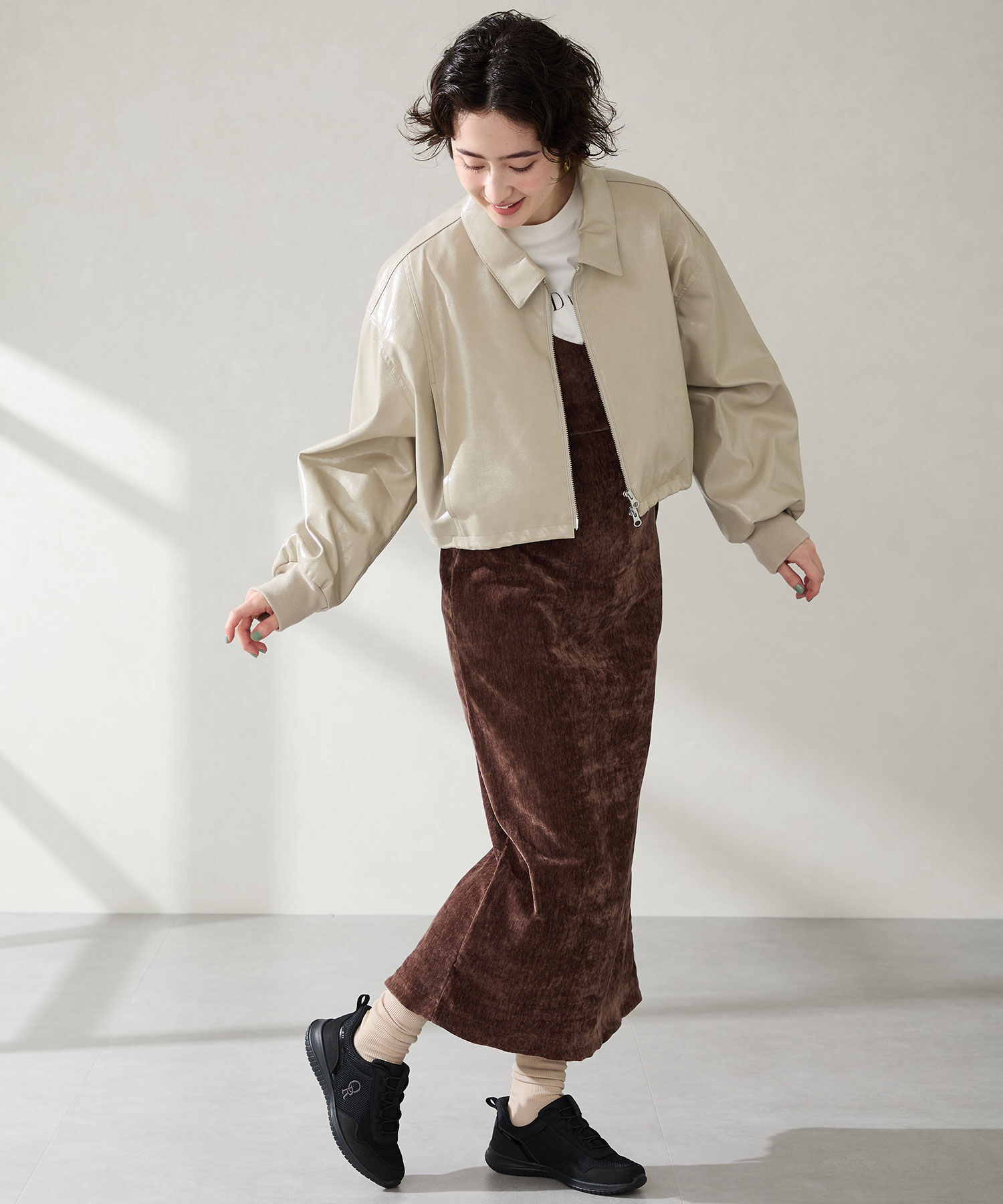 ORiental TRaffic「【瞬間フィット】 ゴム シューレース スニーカー /OT3786 ハンズフリー」|スニーカー|